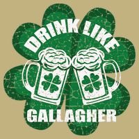 Drink Like A Gallagher Saint Patrick's Day Irish Hoodie