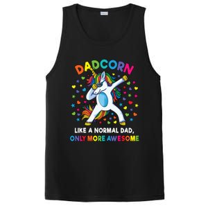 Dadcorn Like A Dad Only Awesome Dabbing Unicorn PosiCharge Competitor Tank