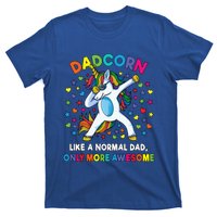 Dadcorn Like A Dad Only Awesome Dabbing Unicorn T-Shirt