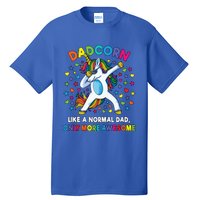 Dadcorn Like A Dad Only Awesome Dabbing Unicorn Tall T-Shirt