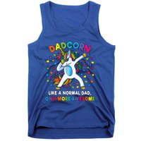 Dadcorn Like A Dad Only Awesome Dabbing Unicorn Tank Top