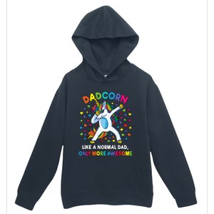 Dadcorn Like A Dad Only Awesome Dabbing Unicorn Urban Pullover Hoodie