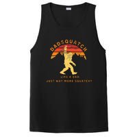 Dadsquatch Like A Dad Way More Squatchy Funny Bigfoot PosiCharge Competitor Tank