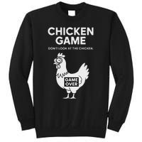 Dont Look At The Chicken Funny Chicken Game Sweatshirt