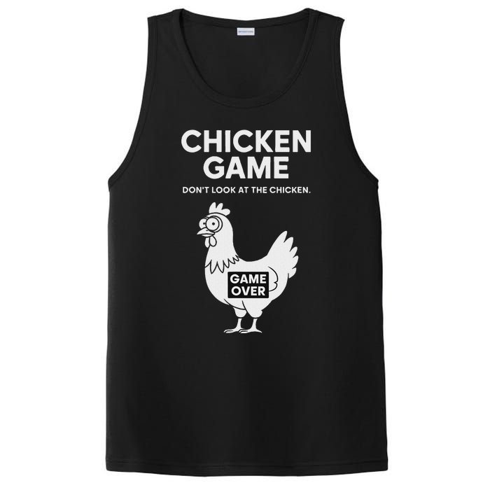 Dont Look At The Chicken Funny Chicken Game PosiCharge Competitor Tank