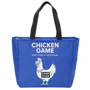 Dont Look At The Chicken Zip Tote Bag