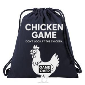 Dont Look At The Chicken Drawstring Bag