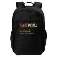 Dadpool Like A Dad But Only Cooler Fathers Day Classic Daily Commute Backpack