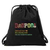 Dadpool Like A Dad But Only Cooler Fathers Day Classic Drawstring Bag
