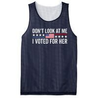 Dont Look At Me I Voted For Her Harris Madam President Mesh Reversible Basketball Jersey Tank