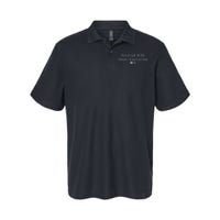 DonT Look At Me I DidnT Vote For Him Statement Design Softstyle Adult Sport Polo