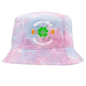 Drink Like A Champion Today Tie-Dyed Bucket Hat