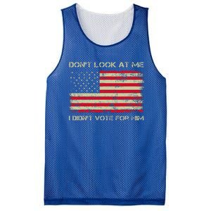 DonT Look At Me I DidnT Vote For Him Mesh Reversible Basketball Jersey Tank