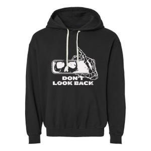 DonT Look Back Skeleton Garment-Dyed Fleece Hoodie