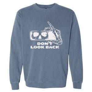 DonT Look Back Skeleton Garment-Dyed Sweatshirt