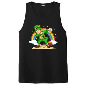 Dabbing Leprechaun Baseball Ball St Patricks Day Cute Gift PosiCharge Competitor Tank