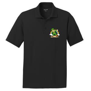 Dabbing Leprechaun Baseball Ball St Patricks Day Cute Gift PosiCharge RacerMesh Polo