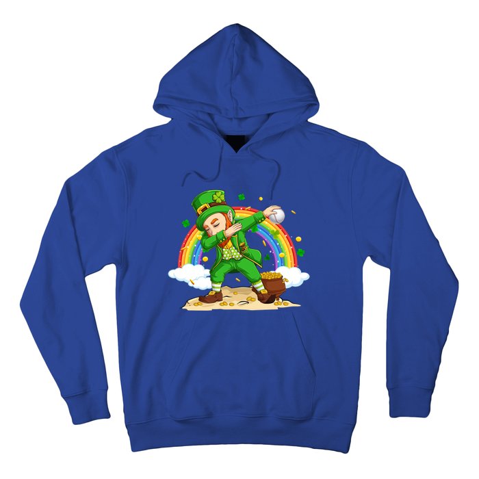 Dabbing Leprechaun Baseball Ball St Patricks Day Cute Gift Hoodie