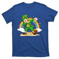 Dabbing Leprechaun Baseball Ball St Patricks Day Cute Gift T-Shirt