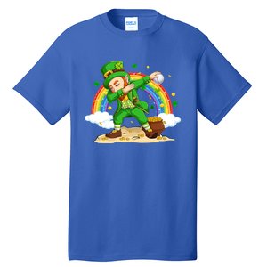 Dabbing Leprechaun Baseball Ball St Patricks Day Cute Gift Tall T-Shirt