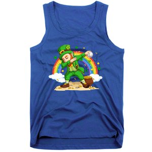 Dabbing Leprechaun Baseball Ball St Patricks Day Cute Gift Tank Top