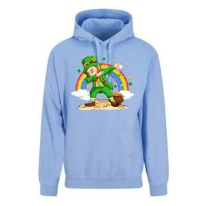 Dabbing Leprechaun Baseball Ball St Patricks Day Cute Gift Unisex Surf Hoodie