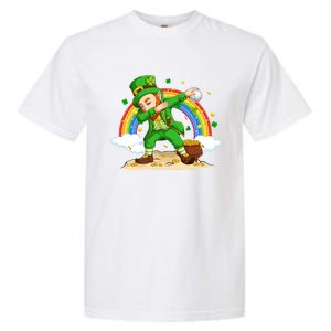 Dabbing Leprechaun Baseball Ball St Patricks Day Cute Gift Garment-Dyed Heavyweight T-Shirt