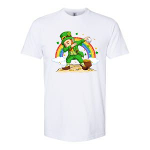 Dabbing Leprechaun Baseball Ball St Patricks Day Cute Gift Softstyle CVC T-Shirt