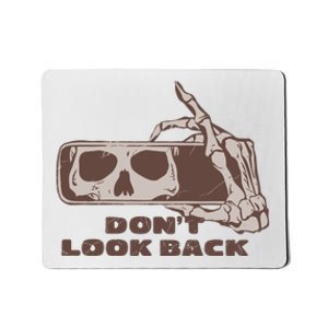 DonT Look Back Skeleton Car Mirror Transparent Mousepad