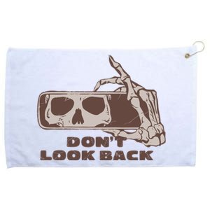 DonT Look Back Skeleton Car Mirror Transparent Grommeted Golf Towel