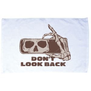 DonT Look Back Skeleton Car Mirror Transparent Microfiber Hand Towel