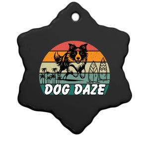 Dog LoverS Bliss Dog Daze Cool Gift Ceramic Star Ornament