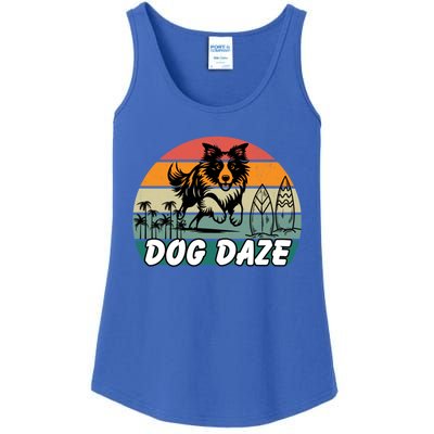 Dog LoverS Bliss Dog Daze Cool Gift Ladies Essential Tank