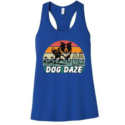 Dog LoverS Bliss Dog Daze Cool Gift Women's Racerback Tank