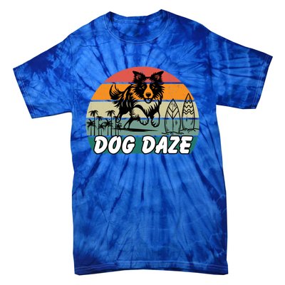 Dog LoverS Bliss Dog Daze Cool Gift Tie-Dye T-Shirt