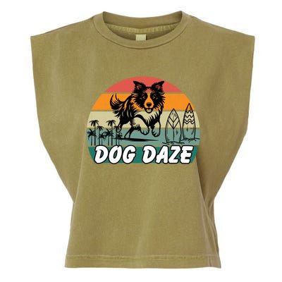 Dog LoverS Bliss Dog Daze Cool Gift Garment-Dyed Women's Muscle Tee