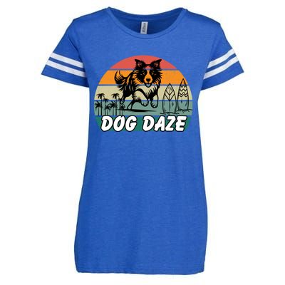 Dog LoverS Bliss Dog Daze Cool Gift Enza Ladies Jersey Football T-Shirt