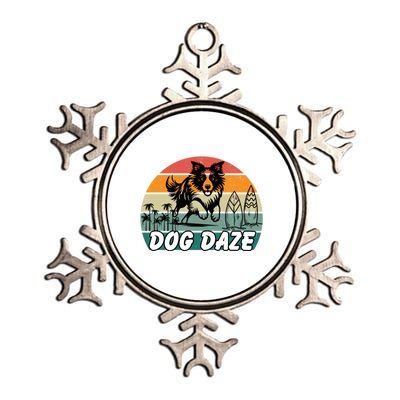 Dog LoverS Bliss Dog Daze Cool Gift Metallic Star Ornament