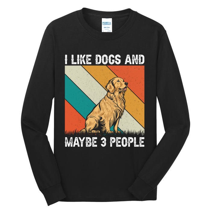 Dog Lover Bold Design Tall Long Sleeve T-Shirt