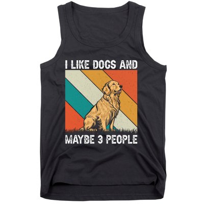 Dog Lover Bold Design Tank Top