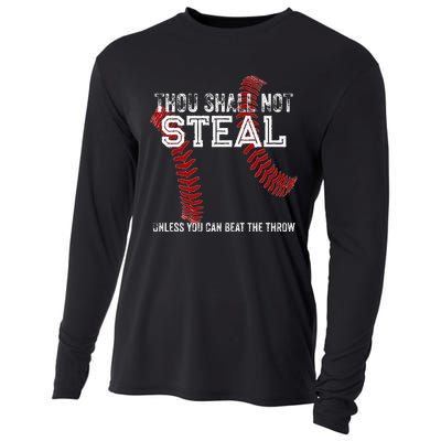 Dallas Lions Baseball Thou Shall Not Steal Cooling Performance Long Sleeve Crew