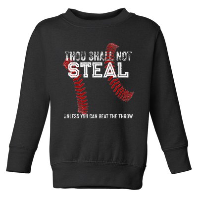 Dallas Lions Baseball Thou Shall Not Steal Toddler Sweatshirt