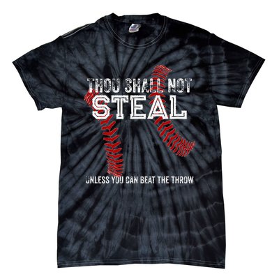 Dallas Lions Baseball Thou Shall Not Steal Tie-Dye T-Shirt