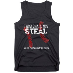 Dallas Lions Baseball Thou Shall Not Steal Tank Top