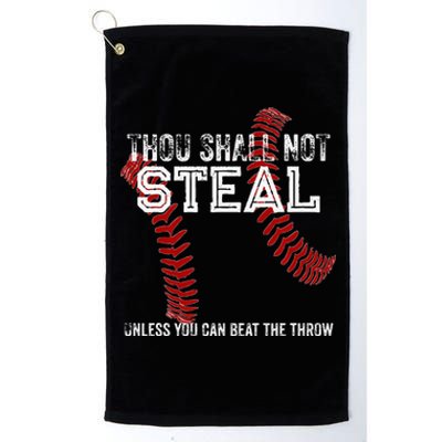 Dallas Lions Baseball Thou Shall Not Steal Platinum Collection Golf Towel