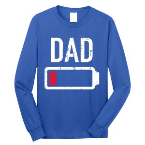 Dad Low Battery Gift For Father's Day Cute Gift Long Sleeve Shirt