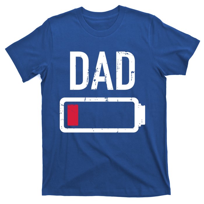 Dad Low Battery Gift For Father's Day Cute Gift T-Shirt