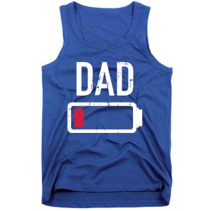 Dad Low Battery Gift For Father's Day Cute Gift Tank Top