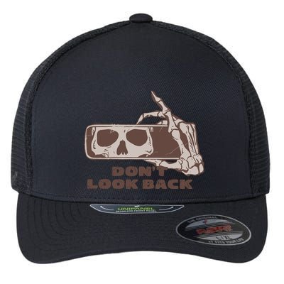 DonT Look Back Skeleton Car Mirror Transparent Flexfit Unipanel Trucker Cap