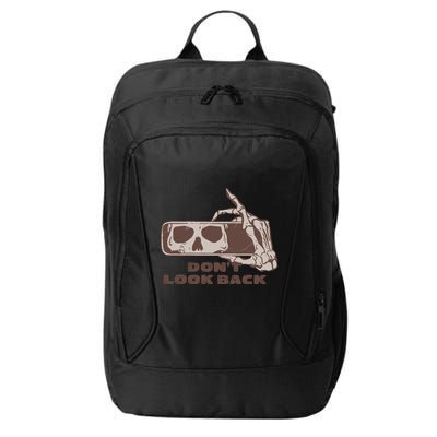 DonT Look Back Skeleton Car Mirror Transparent City Backpack